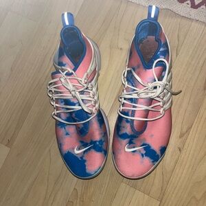 Nike Air Rare stretch Presto TD tie dye blue pink white Women’s Sneaker Sz 10